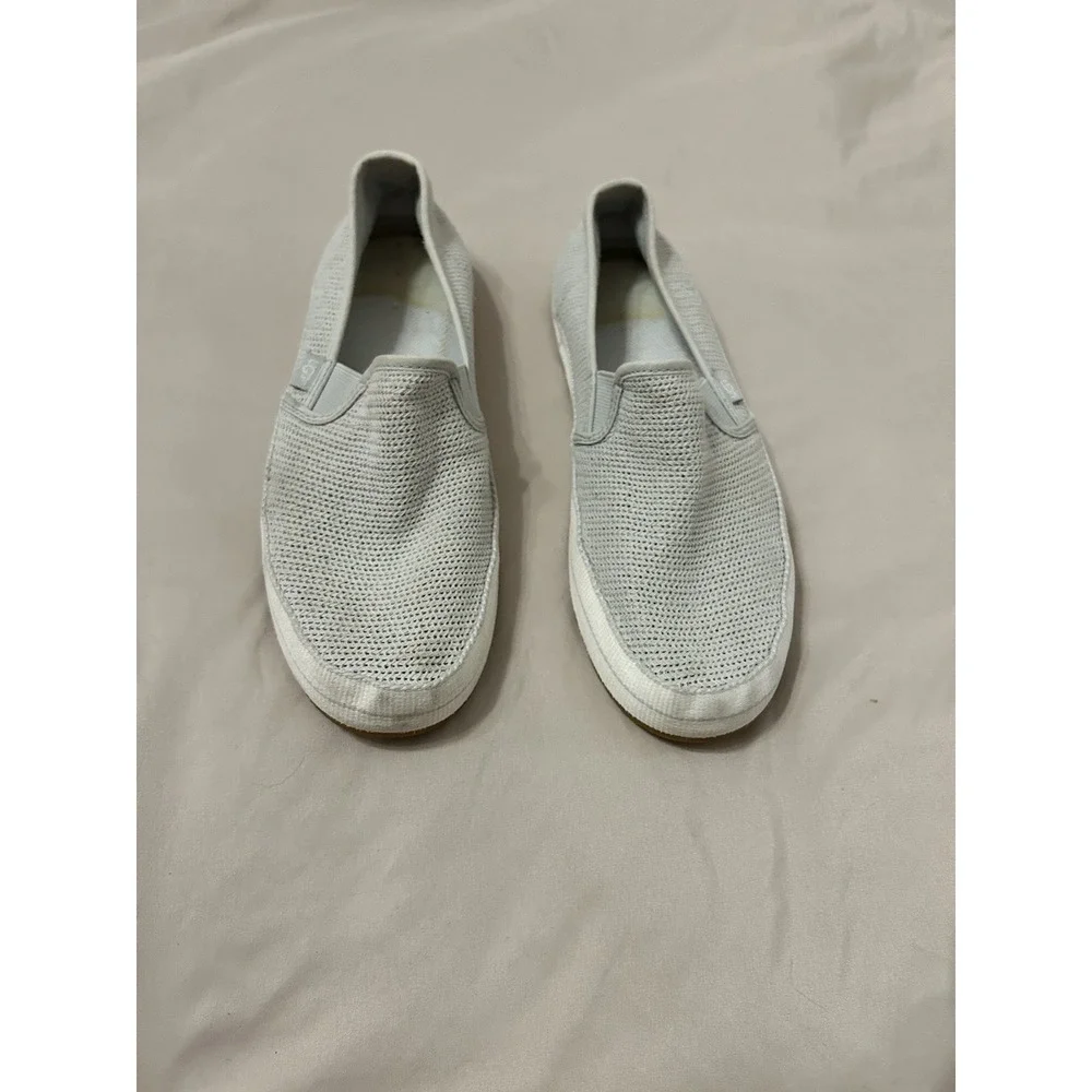 UGG Bren Women's Cotton Mesh Slip-On Sneakers US 9.5‎ Natural Athleisure Casual